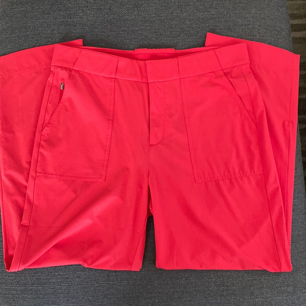 Athleta Tribeca red pant, size 8